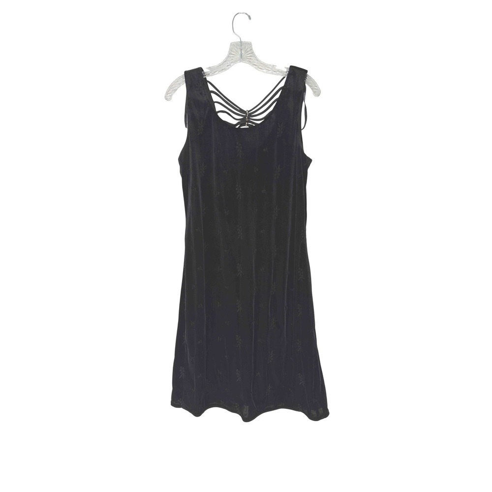 Molly Malloy Evening Dress Black Velvet Evening Formal Event Fairy Grunge Size 8